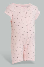 Load image into Gallery viewer, Redtag-Pink-Butterfly-Romper-Rompers-Baby-0 to 12 Months