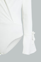 Load image into Gallery viewer, Redtag-White-Wrap-Top-Tops-Women's-
