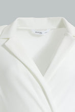 Load image into Gallery viewer, Redtag-White-Wrap-Top-Tops-Women's-