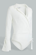 Load image into Gallery viewer, Redtag-White-Wrap-Top-Tops-Women's-