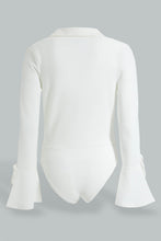 Load image into Gallery viewer, Redtag-White-Wrap-Top-Tops-Women's-