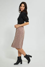 Load image into Gallery viewer, Redtag-Black-Heavy-Top-With-Flower-Details-At-Sleeve-Tops-Women's-