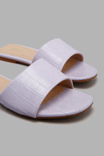 تنزيل الصورة على معرض الصور، Redtag-Lilac-Croc-Pu-Mule-Mules-Women's-