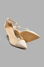 Load image into Gallery viewer, Redtag-Natural-Court-With-Chain-Trim-Colour:Beige,-Filter:Women's-Footwear,-New-In,-New-In-Women-FOO,-Non-Sale,-S22A,-Section:Women,-Women-Formal-Shoes-Women's-