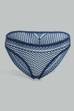 Load image into Gallery viewer, Redtag-Navy/Ivory-Plain-Bikini-Brief-(2-Pack)-Briefs-Bikini-Women's-