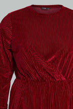 تنزيل الصورة على معرض الصور، Redtag-Velour-Peplum-Top-Tops-Women's-