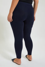 Load image into Gallery viewer, Navy Basic Legging