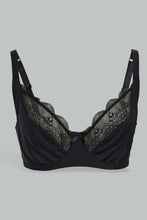 Load image into Gallery viewer, Redtag-Lilac-Floral-Printed-Non-Padded-Fuller-Figure-Bra-Non-Padded-Women's-
