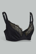 Load image into Gallery viewer, Redtag-Lilac-Floral-Printed-Non-Padded-Fuller-Figure-Bra-Non-Padded-Women's-