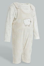 تنزيل الصورة على معرض الصور، Redtag-Beige-Sheep-Jacquard-Duangree-Rompers-Baby-0 to 12 Months