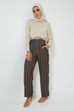 Load image into Gallery viewer, Redtag-Beige-Collared-Button-Front-Shirt-Blouses-Women's-