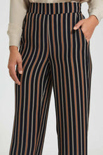 تنزيل الصورة على معرض الصور، Redtag-Wide-Leg-Striped-Trouser-Trousers-Women's-