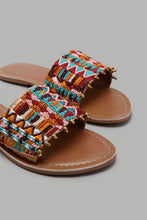 Load image into Gallery viewer, Multicolour Embroidered Mule