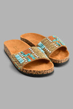 Load image into Gallery viewer, Redtag-Embelished-Comfort-Slide-Colour:Assorted,-Filter:Women's-Footwear,-New-In,-New-In-Women-FOO,-Non-Sale,-S22A,-Section:Women,-Women-Slippers-Women's-