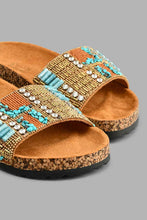 Load image into Gallery viewer, Redtag-Embelished-Comfort-Slide-Colour:Assorted,-Filter:Women's-Footwear,-New-In,-New-In-Women-FOO,-Non-Sale,-S22A,-Section:Women,-Women-Slippers-Women's-