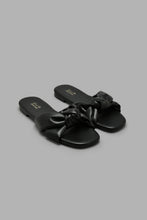 تنزيل الصورة على معرض الصور، Redtag-Black-Knot-Sandal-Colour:Black,-Filter:Women's-Footwear,-New-In,-New-In-Women-FOO,-Non-Sale,-S22A,-Section:Women,-Women-Casual-Sandals-Women's-