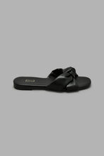 تنزيل الصورة على معرض الصور، Redtag-Black-Knot-Sandal-Colour:Black,-Filter:Women's-Footwear,-New-In,-New-In-Women-FOO,-Non-Sale,-S22A,-Section:Women,-Women-Casual-Sandals-Women's-