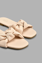 Load image into Gallery viewer, Redtag-Natural-Knot-Sandals-Colour:Beige,-Filter:Women's-Footwear,-New-In,-New-In-Women-FOO,-Non-Sale,-S22A,-Section:Women,-Women-Casual-Sandals-Women's-