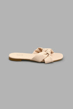 Load image into Gallery viewer, Redtag-Natural-Knot-Sandals-Colour:Beige,-Filter:Women's-Footwear,-New-In,-New-In-Women-FOO,-Non-Sale,-S22A,-Section:Women,-Women-Casual-Sandals-Women's-
