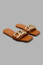تنزيل الصورة على معرض الصور، Redtag-Square-Toe-Mule-With-Chain-Trim-Mules-Women's-