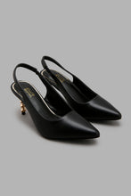 Load image into Gallery viewer, Redtag-Black-Slingback-Slingbacks-Women's-