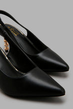 Load image into Gallery viewer, Redtag-Black-Slingback-Slingbacks-Women's-