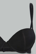 Load image into Gallery viewer, Redtag-Black-Plain-Padded-Push-Up-Bra-Push-up-Bras-Women's-