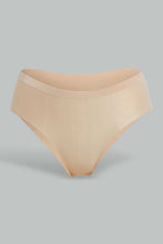 Load image into Gallery viewer, Redtag-Black/Beige/White-Plain-Boyleg-Brief-(3-Pack)-Briefs-Boyleg-Women's-