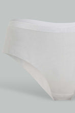 Load image into Gallery viewer, Redtag-Black/Beige/White-Plain-Boyleg-Brief-(3-Pack)-Briefs-Boyleg-Women's-