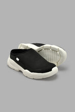 Load image into Gallery viewer, Redtag-Black-Fly-Knit-Mule-Trainer-Mules-Senior-Girls-5 to 14 Years