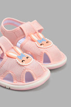 Load image into Gallery viewer, Redtag-Pink-Bunny-Trim-Pump-Pumps-Infant-Girls-1 to 3 Years