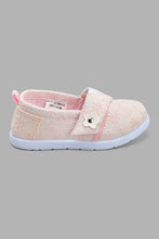 Load image into Gallery viewer, Redtag-Pink-Embroidered-Pump-Pumps-Infant-Girls-1 to 3 Years