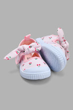 Load image into Gallery viewer, Redtag-Pink-Bow-Trim-Pump-Pumps-Infant-Girls-1 to 3 Years