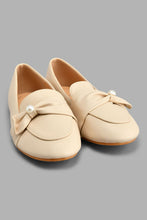 تنزيل الصورة على معرض الصور، Redtag-Beige-Knotted-Trim-Brogue-Colour:Beige,-Filter:Girls-Footwear-(5-to-14-Yrs),-GSR-Casual-Shoes,-New-In,-New-In-GSR-FOO,-Non-Sale,-S22A,-Section:Kidswear-Senior-Girls-5 to 14 Years