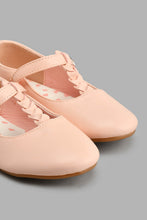 Load image into Gallery viewer, Redtag-Pale-Pink-T-Bar-Ballerina-Colour:Pink,-Filter:Girls-Footwear-(3-to-5-Yrs),-GIR-Casual-Shoes,-New-In,-New-In-GIR-FOO,-Non-Sale,-S22A,-Section:Kidswear-Girls-3 to 5 Years