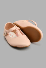 Load image into Gallery viewer, Redtag-Pale-Pink-T-Bar-Ballerina-Colour:Pink,-Filter:Girls-Footwear-(3-to-5-Yrs),-GIR-Casual-Shoes,-New-In,-New-In-GIR-FOO,-Non-Sale,-S22A,-Section:Kidswear-Girls-3 to 5 Years
