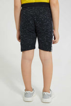 Load image into Gallery viewer, Redtag-Charcoal-Batman-Elasticated-Waist-Short-Active-Shorts-Boys-2 to 8 Years