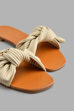 Load image into Gallery viewer, Redtag-Taupe-Pleat-Bow-Mule-Colour:Taupe,-Filter:Women's-Footwear,-New-In,-New-In-Women-FOO,-Non-Sale,-S22A,-Section:Women,-Women-Casual-Sandals-Women's-
