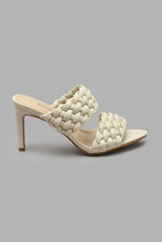 Load image into Gallery viewer, Redtag-Ivory-Plait-Mule-Colour:Ivory,-Filter:Women's-Footwear,-New-In,-New-In-Women-FOO,-Non-Sale,-S22A,-Section:Women,-Women-Casual-Sandals-Women's-