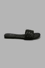 Load image into Gallery viewer, Redtag-Black-Quilt-Mule-Colour:Black,-Filter:Women's-Footwear,-New-In,-New-In-Women-FOO,-Non-Sale,-S22A,-Section:Women,-Women-Casual-Sandals-Women's-
