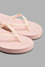 Load image into Gallery viewer, Redtag-Pale-Pink-Floral-Print-Flip-Flop-Colour:Pink,-Filter:Girls-Footwear-(5-to-14-Yrs),-GSR-Flip-Flops,-New-In,-New-In-GSR-FOO,-Non-Sale,-S22B,-Section:Kidswear-Senior-Girls-5 to 14 Years