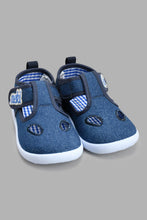 Load image into Gallery viewer, Redtag-Denim-Velcro-Strap-Pump-Pumps-Infant-Boys-1 to 3 Years