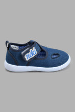 Load image into Gallery viewer, Redtag-Denim-Velcro-Strap-Pump-Pumps-Infant-Boys-1 to 3 Years