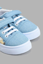Load image into Gallery viewer, Redtag-Denim-Velcro-Strap-Pump-Pumps-Infant-Boys-1 to 3 Years