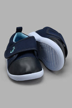 تنزيل الصورة على معرض الصور، Redtag-Navy-Velcro-Strap-Pump-Pumps-Infant-Boys-1 to 3 Years