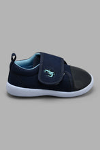 تنزيل الصورة على معرض الصور، Redtag-Navy-Velcro-Strap-Pump-Pumps-Infant-Boys-1 to 3 Years