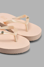 Load image into Gallery viewer, Redtag-Pink-Diamante-Flip-Flop-Flip-Flops-Senior-Girls-5 to 14 Years