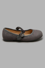 تنزيل الصورة على معرض الصور، Redtag-Mid-Grey-Heart-Trim-Ballerina-Ballerinas-Girls-3 to 5 Years