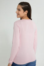 Load image into Gallery viewer, Redtag-Pink-Butterfly-Pullover-Jumpers-Senior-Girls-9 to 14 Years