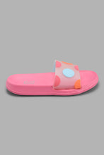 Load image into Gallery viewer, Redtag-Fuchsia-Pokla-Dot-Slide-Sliders-Senior-Girls-5 to 14 Years